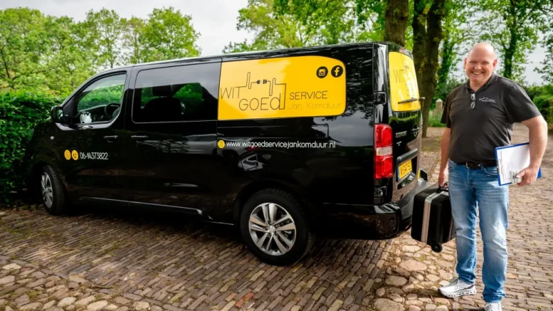 witgoedservice-jam-komduur-onderweg